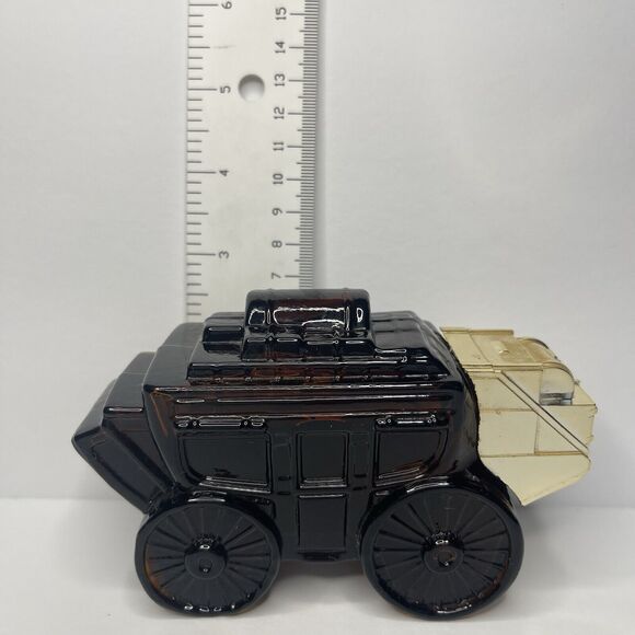 Vintage Avon Stagecoach Tai Winds After Shave Glass Bottle Decanter Empty - Picture 9 of 9